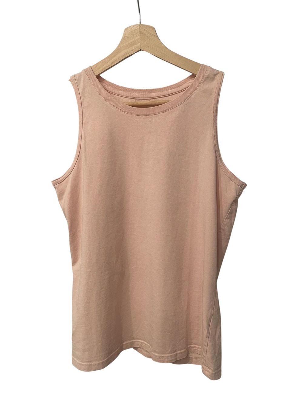 Pact Organic Cotton Peach Pink Tank Top Women’s Medium M Sleeveless Shirt Basic
